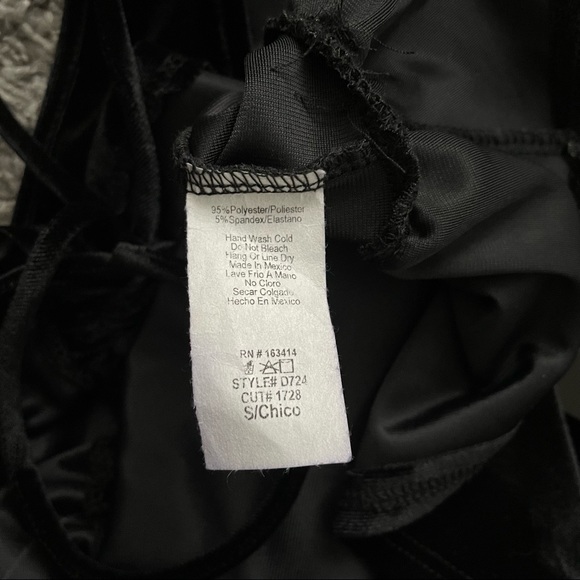 Saints Mini Open Back Black Dress Fitted Medium - Picture 10 of 10